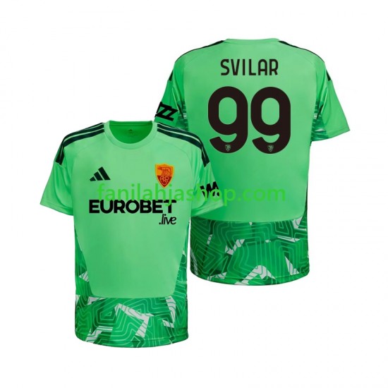 AS Roma Pelipaidat Mile Svilar 99 Maalivahdin Kotipelipaita 2026-2027 Lyhythihainen ,Miehet