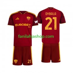AS Roma Pelipaidat Paulo Dybala 21 Kotipelipaita 2026-2027 Lyhythihainen ,Lapset