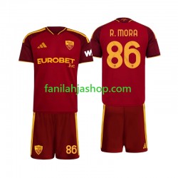 AS Roma Pelipaidat Rodrigo Mora 86 Kotipelipaita 2026-2027 Lyhythihainen ,Lapset