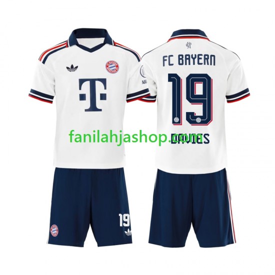 FC Bayern München Pelipaidat Alphonso Davies 19 Vieraspelipaita 2026-2027 Lyhythihainen ,Lapset