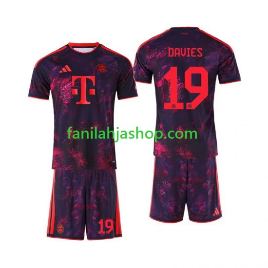 FC Bayern München Pelipaidat Alphonso Davies 19 Kolmaspelipaita 2026-2027 Lyhythihainen ,Lapset