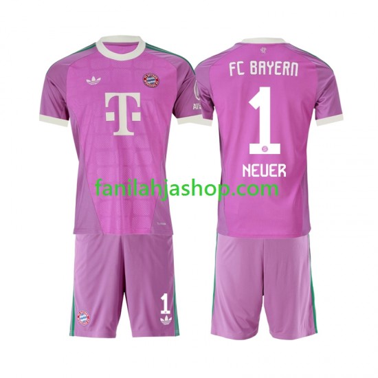 FC Bayern München Pelipaidat Manuel Neuer 1 Maalivahdin Kolmaspelipaita 2026-2027 Lyhythihainen ,Lapset