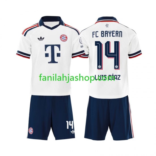 FC Bayern München Pelipaidat Luis Diaz 14 Vieraspelipaita 2026-2027 Lyhythihainen ,Lapset