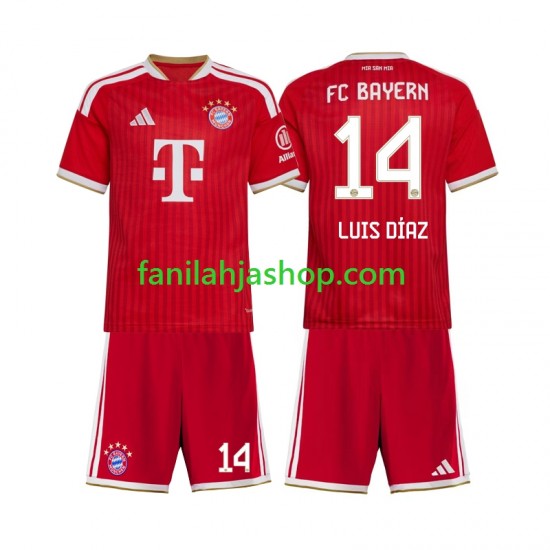 FC Bayern München Pelipaidat Luis Diaz 14 Kotipelipaita 2026-2027 Lyhythihainen ,Lapset