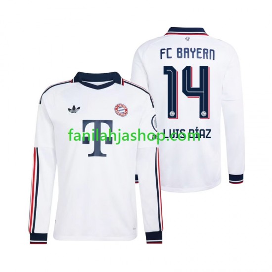 FC Bayern München Pelipaidat Luis Diaz 14 Vieraspelipaita 2026-2027 Pitkähihainen ,Miehet