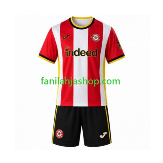 Pelipaidat Brentford Kotipelipaita 2026-2027 Lyhythihainen ,Lapset