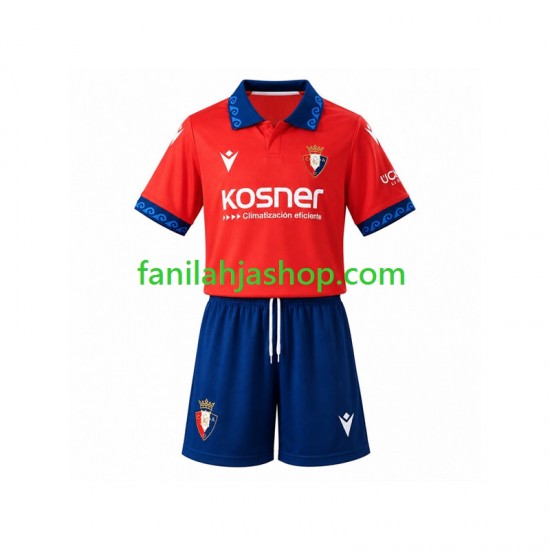CA Osasuna Pelipaidat Kotipelipaita 2026-2027 Lyhythihainen ,Lapset