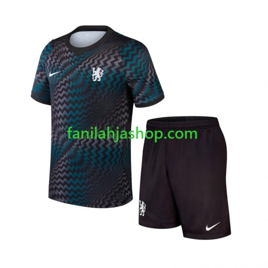 Chelsea Pelipaidat Maalivahdin Kotipelipaita 2026-2027 Lyhythihainen ,Lapset