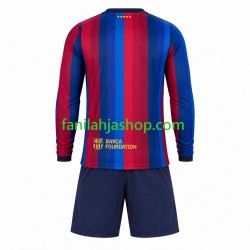 FC Barcelona Pelipaidat Kotipelipaita 2026-2027 Pitkähihainen ,Lapset