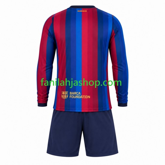 FC Barcelona Pelipaidat Kotipelipaita 2026-2027 Pitkähihainen ,Lapset