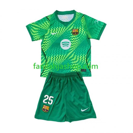 FC Barcelona Pelipaidat Dominik Livakovic 25 Maalivahdin Kotipelipaita 2026-2027 Lyhythihainen ,Lapset