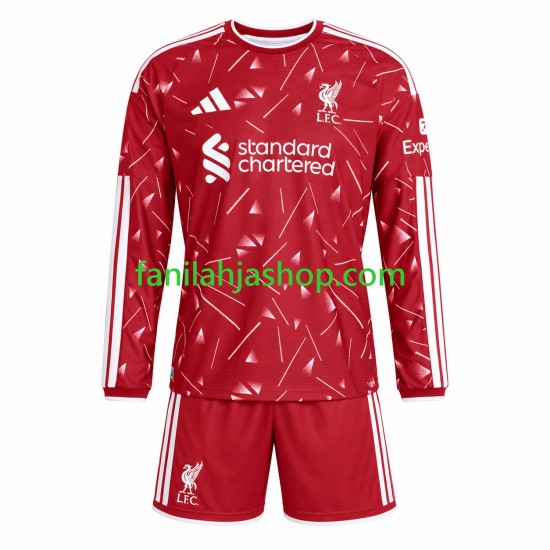 Liverpool Pelipaidat Kotipelipaita 2026-2027 Pitkähihainen ,Lapset