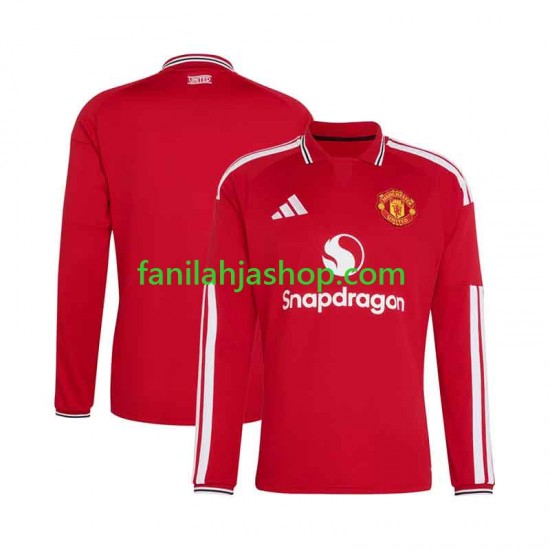 Manchester United Pelipaidat Kotipelipaita 2026-2027 Pitkähihainen ,Miehet