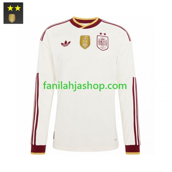 Espanja Pelipaidat Vieraspelipaita 2026-2027 Pitkähihainen ,Miehet