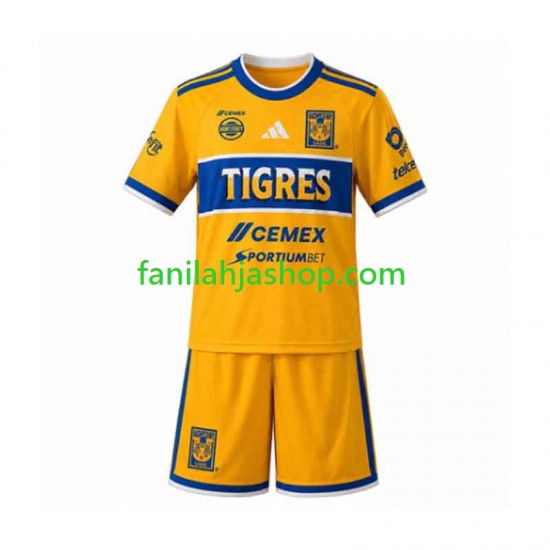 Tigres UANL Pelipaidat Kotipelipaita 2026-2027 Lyhythihainen ,Lapset