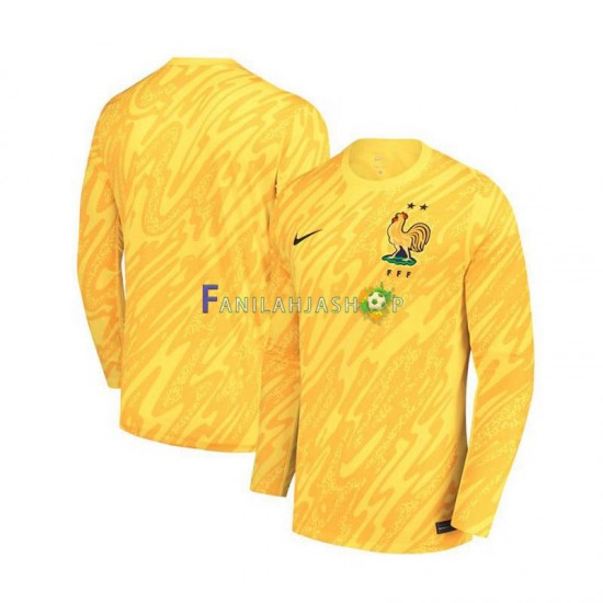 Ranska Pelipaidat Maalivahdin Kotipelipaita Euro 2024 Lyhythihainen ,Miehet