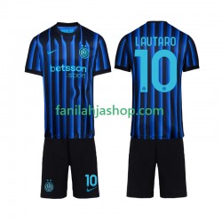 Inter Milan Pelipaidat Lautaro Martinez 10 Kotipelipaita 2025-2026 Lyhythihainen ,Lapset
