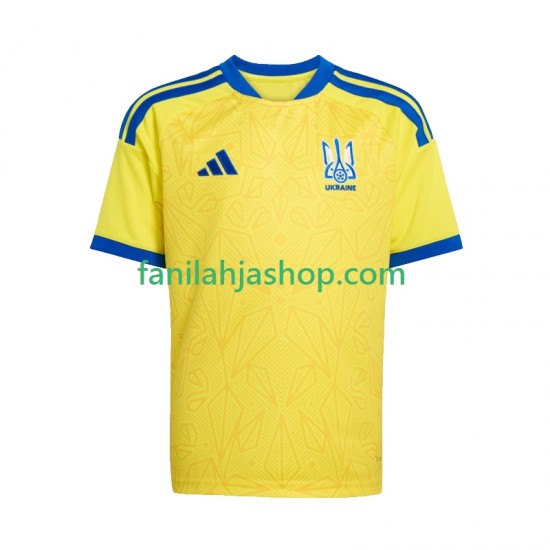 Ukraina Pelipaidat World Cup Kotipelipaita 2026 Lyhythihainen ,Lapset