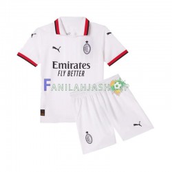 AC Milan Pelipaidat Vieraspelipaita 2024-2025 Lyhythihainen ,Lapset