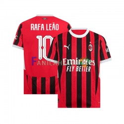 AC Milan Pelipaidat UCL Font RAFA LEAO 10 Kotipelipaita 2024-2025 Lyhythihainen ,Miehet