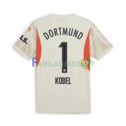 Borussia Dortmund Pelipaidat Gregor Kobel 1 Maalivahdin Kotipelipaita 2024-2025 Lyhythihainen ,Miehet