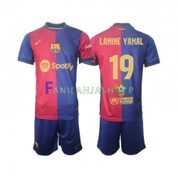 FC Barcelona Pelipaidat UCL Font Lamine Yamal 19 Kotipelipaita 2024-2025 Lyhythihainen ,Lapset