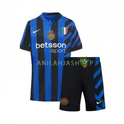 Inter Milan Pelipaidat Kotipelipaita 2024-2025 Lyhythihainen ,Lapset