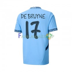 Manchester City Pelipaidat UCL Font DE BRUYNE 17 Kotipelipaita 2024-2025 Lyhythihainen ,Miehet