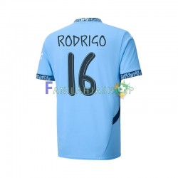 Manchester City Pelipaidat UCL Font RODRIGO 16 Kotipelipaita 2024-2025 Lyhythihainen ,Miehet