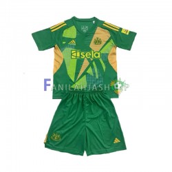 Newcastle United Pelipaidat Vihreä Maalivahdin Kotipelipaita 2024-2025 Lyhythihainen ,Lapset