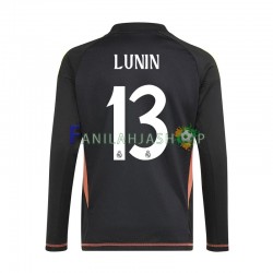 Real Madrid Pelipaidat Sininen Andriy Lunin 13 Maalivahdin Vieraspelipaita 2024-2025 Pitkähihainen ,Miehet
