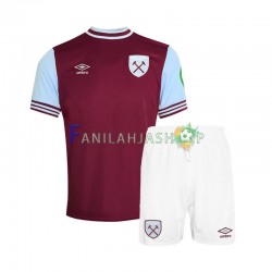 West Ham United Pelipaidat Kotipelipaita 2024-2025 Lyhythihainen ,Lapset
