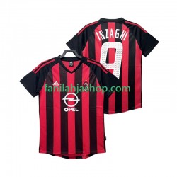 AC Milan Pelipaidat INZAGHI 9 2003 Retro Kotipelipaita 2002 Lyhythihainen ,Miehet