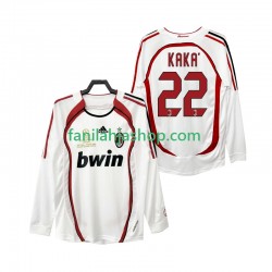 AC Milan Pelipaidat KAKA 22 2007 Retro Vieraspelipaita 2006 Pitkähihainen ,Miehet