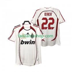 AC Milan Pelipaidat KAKA 22 2007 Retro Vieraspelipaita 2006 Lyhythihainen ,Miehet