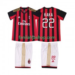 AC Milan Pelipaidat KAKA 22 2013 2014 Retro Kotipelipaita Lyhythihainen ,Lapset