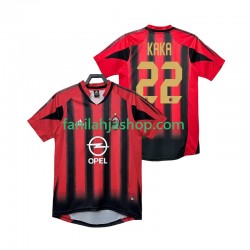 AC Milan Pelipaidat KAKA 22 2005 Retro Kotipelipaita 2004 Lyhythihainen ,Miehet