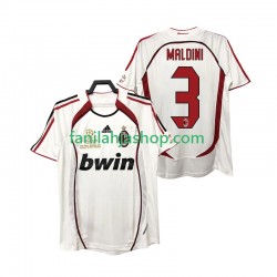 AC Milan Pelipaidat MALDINI 3 2007 Retro Vieraspelipaita 2006 Lyhythihainen ,Miehet