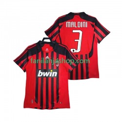 AC Milan Pelipaidat MALDINI 3 2007 Retro Kotipelipaita 2008 Lyhythihainen ,Miehet