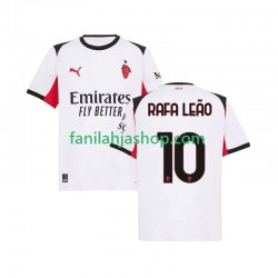 AC Milan Pelipaidat Rafael Leao 10 Vieraspelipaita 2025-2026 Lyhythihainen ,Miehet