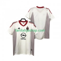 AC Milan Pelipaidat 2005 Retro Vieraspelipaita 2004 Lyhythihainen ,Miehet