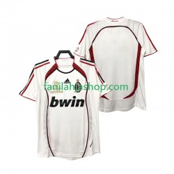 AC Milan Pelipaidat 2007 Retro Vieraspelipaita 2006 Lyhythihainen ,Miehet