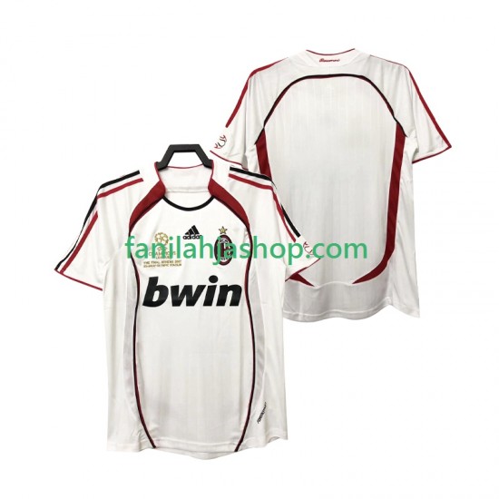 AC Milan Pelipaidat 2007 Retro Vieraspelipaita 2006 Lyhythihainen ,Miehet
