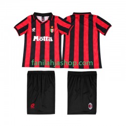 AC Milan Pelipaidat 1993 Retro Kotipelipaita 1994 Lyhythihainen ,Lapset