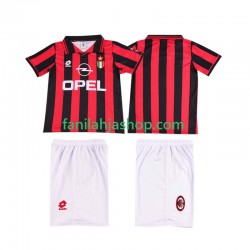 AC Milan Pelipaidat 1996 1997 Retro Kotipelipaita Lyhythihainen ,Lapset