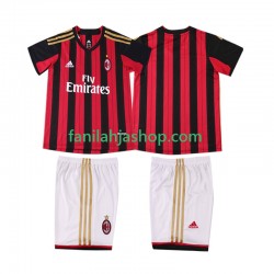 AC Milan Pelipaidat 2013 2014 Retro Kotipelipaita Lyhythihainen ,Lapset