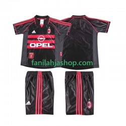 AC Milan Pelipaidat Retro Kolmaspelipaita 1998 1999 Lyhythihainen ,Lapset