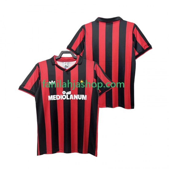 AC Milan Pelipaidat 1990 1991 Retro Kotipelipaita Lyhythihainen ,Miehet