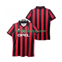 AC Milan Pelipaidat 1995 1996 Retro Kotipelipaita Lyhythihainen ,Miehet