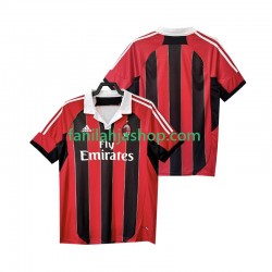 AC Milan Pelipaidat 2012 2013 Retro Kotipelipaita Lyhythihainen ,Miehet